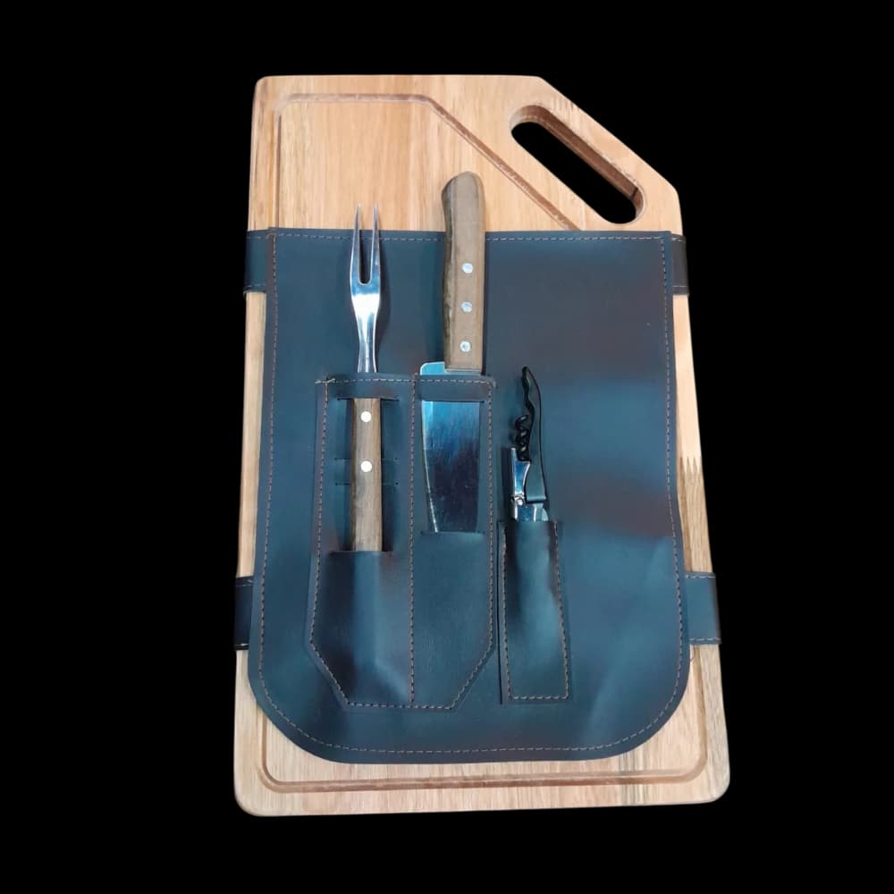 Set Tabla Asado GRANDE Juego Triple